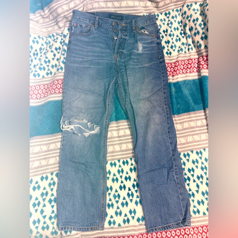 90s super high rise straight jeans